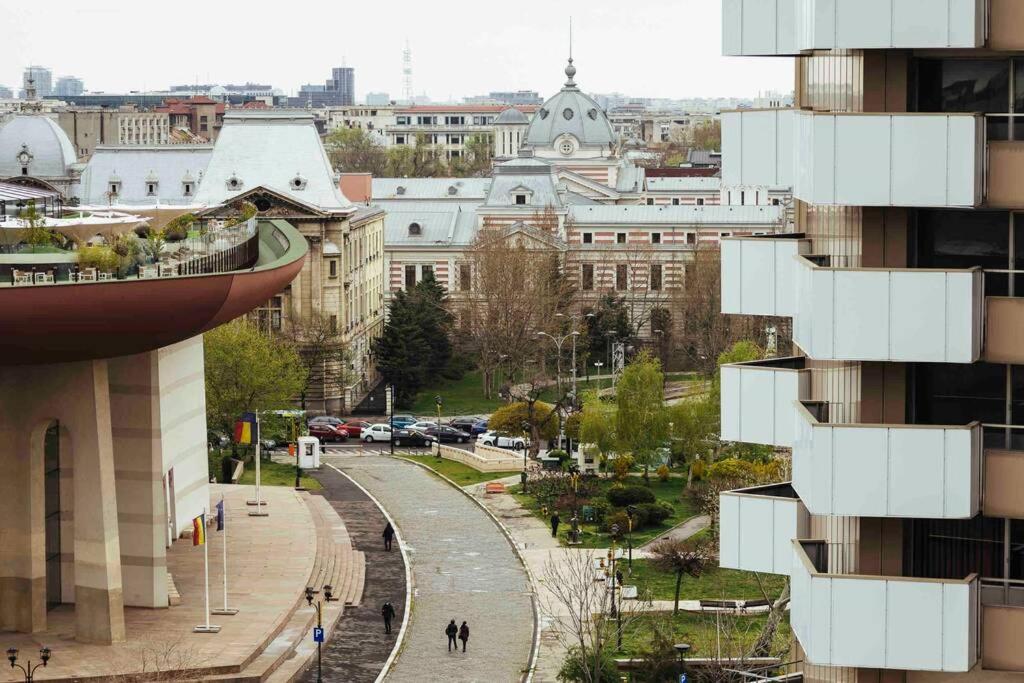 Stunning Views 2Br Intercontinental Flat Daire Bükreş Dış mekan fotoğraf